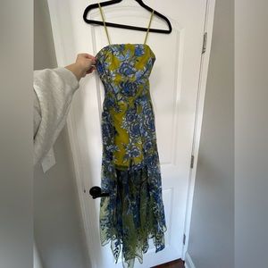 Hutch strapless dress, Anthropologie Size 2- romper with long skirt